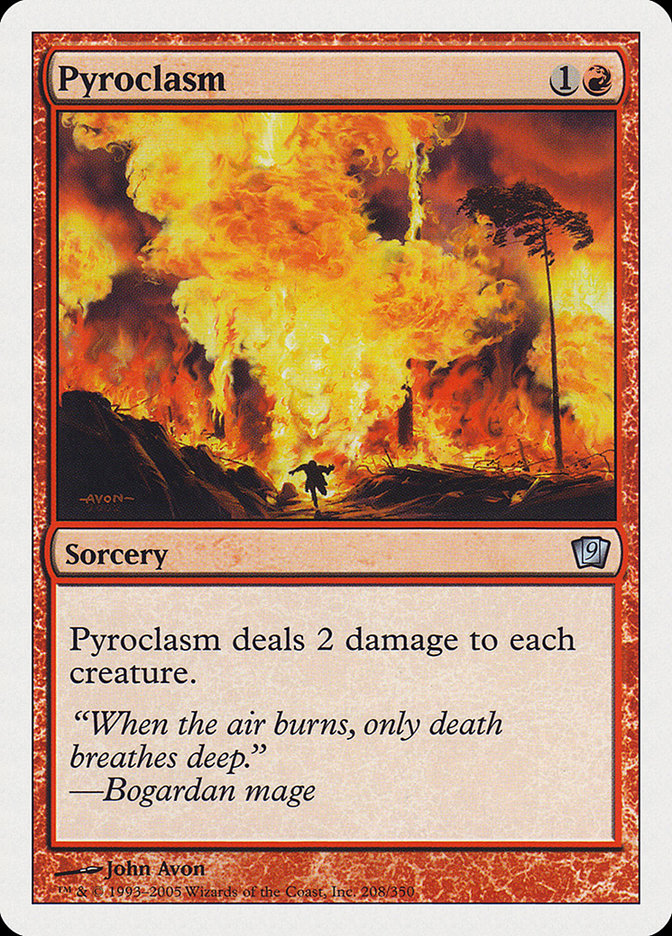 Pyroclasm [Ninth Edition] MTG Single Magic: The Gathering    | Red Claw Gaming