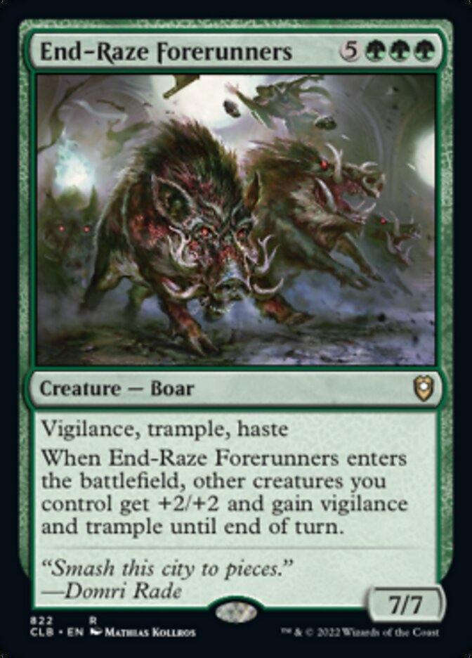 End-Raze Forerunners [Commander Legends: Battle for Baldur's Gate] MTG Single Magic: The Gathering    | Red Claw Gaming