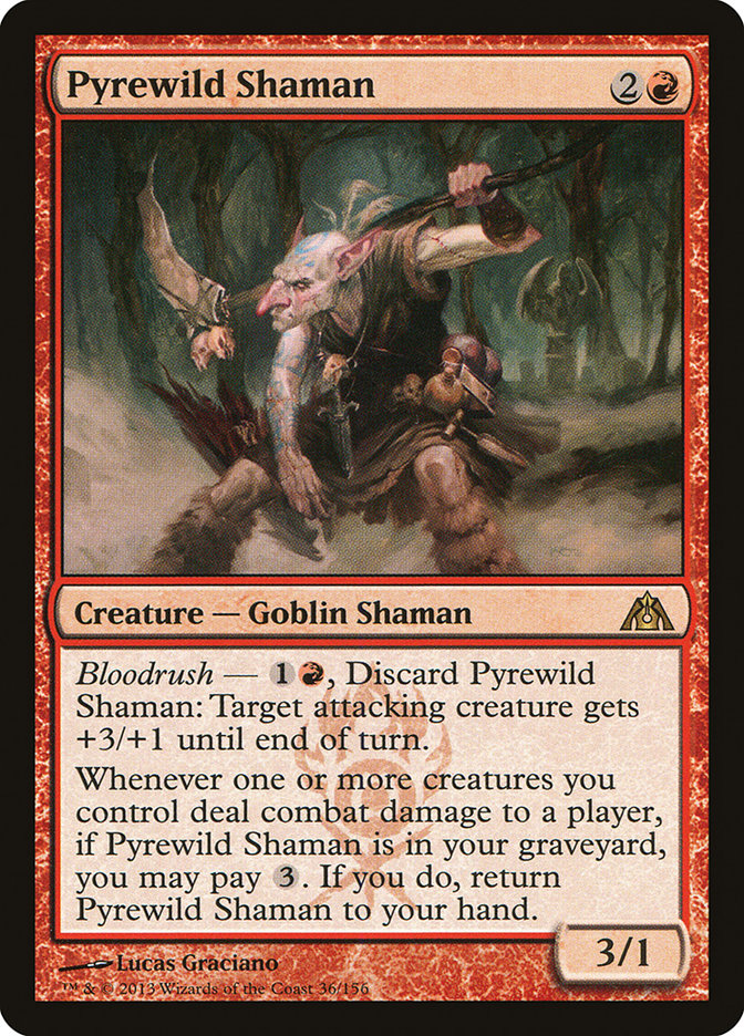 Pyrewild Shaman [Dragon's Maze] MTG Single Magic: The Gathering    | Red Claw Gaming