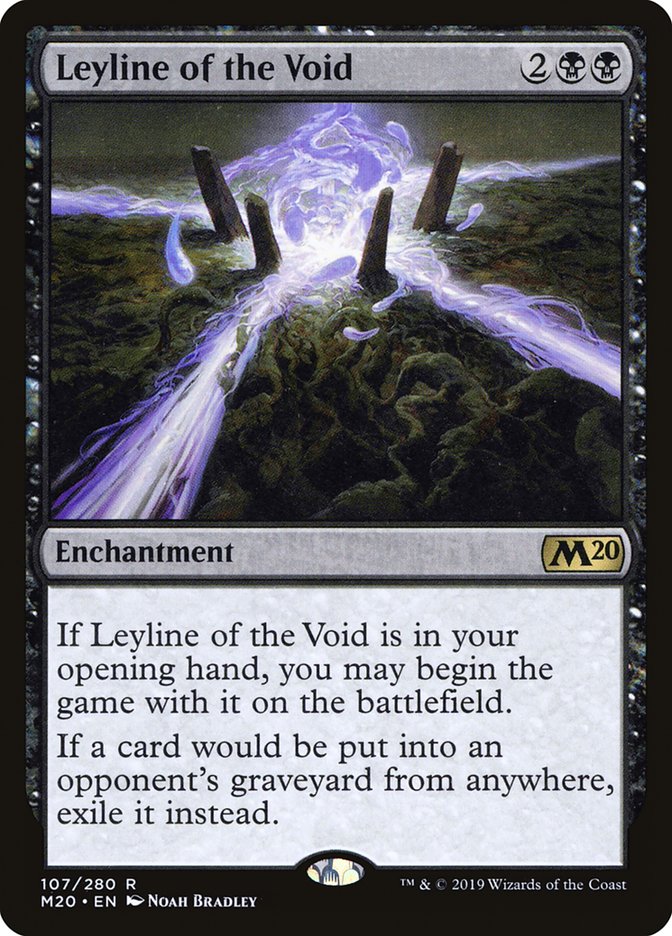 Leyline of the Void [Core Set 2020] MTG Single Magic: The Gathering    | Red Claw Gaming