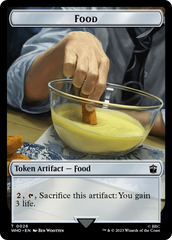 Alien Angel // Food (0026) Double-Sided Token [Doctor Who Tokens] MTG Single Magic: The Gathering    | Red Claw Gaming