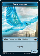 Bird Illusion // Elf Warrior Double-Sided Token [Game Night: Free-for-All Tokens] MTG Single Magic: The Gathering    | Red Claw Gaming