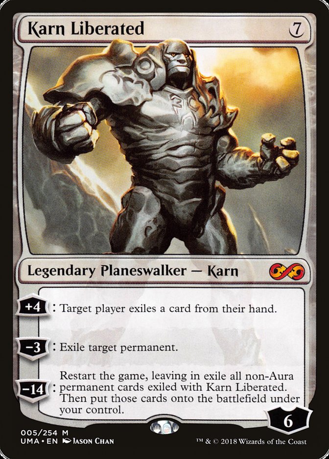 Karn Liberated [Ultimate Masters] MTG Single Magic: The Gathering    | Red Claw Gaming