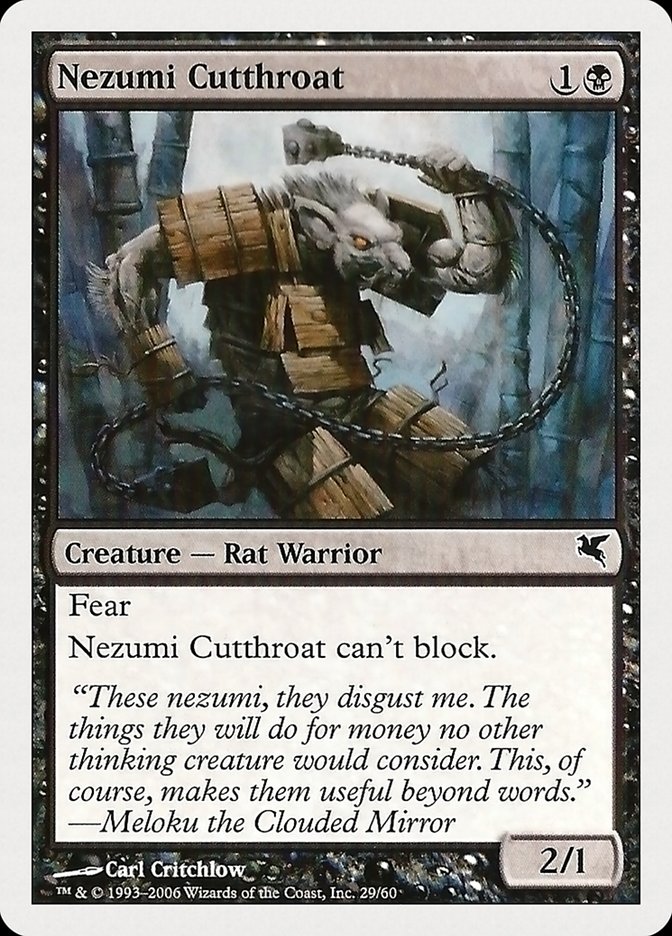 Nezumi Cutthroat (29) [Hachette UK] MTG Single Magic: The Gathering    | Red Claw Gaming