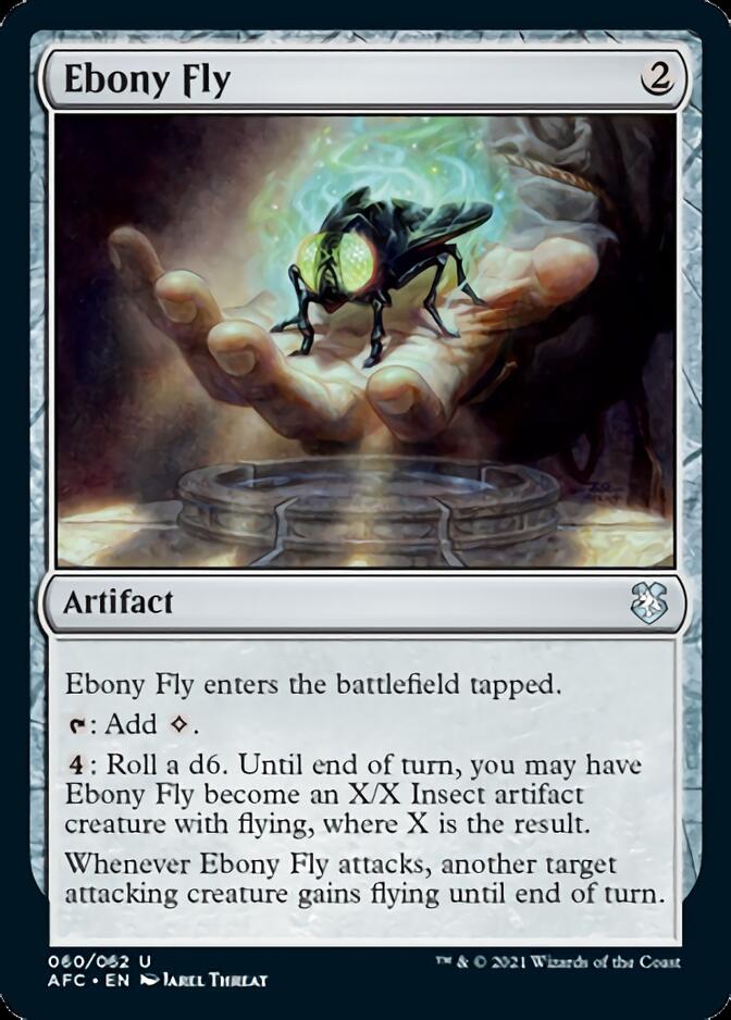 Ebony Fly [Dungeons & Dragons: Adventures in the Forgotten Realms Commander] MTG Single Magic: The Gathering    | Red Claw Gaming