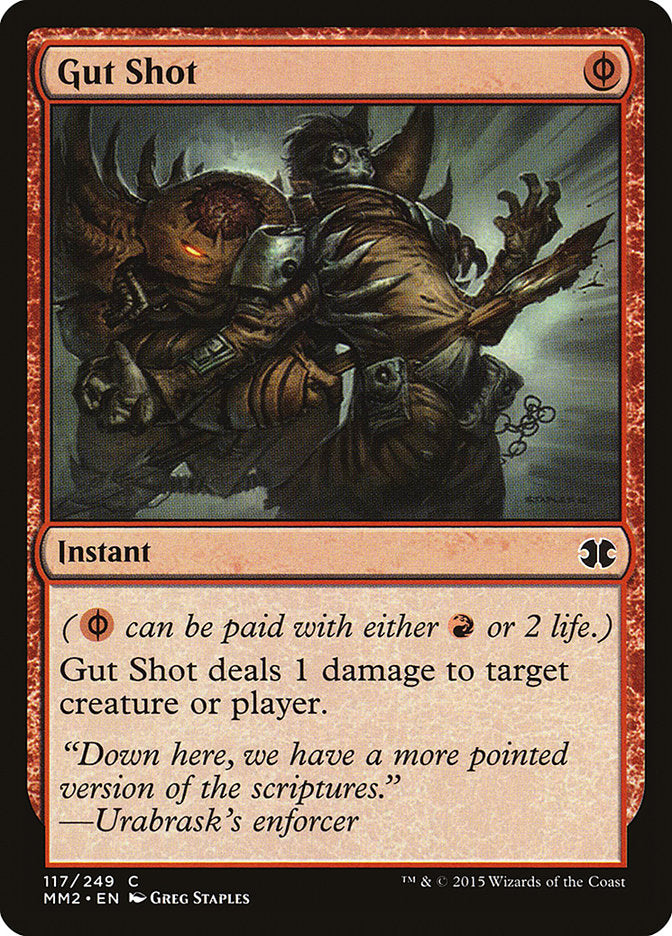 Gut Shot [Modern Masters 2015] MTG Single Magic: The Gathering    | Red Claw Gaming