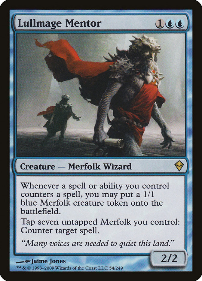 Lullmage Mentor [Zendikar] MTG Single Magic: The Gathering    | Red Claw Gaming