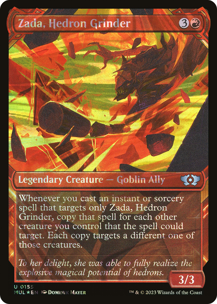 Zada, Hedron Grinder (Halo Foil) [Multiverse Legends] MTG Single Magic: The Gathering    | Red Claw Gaming