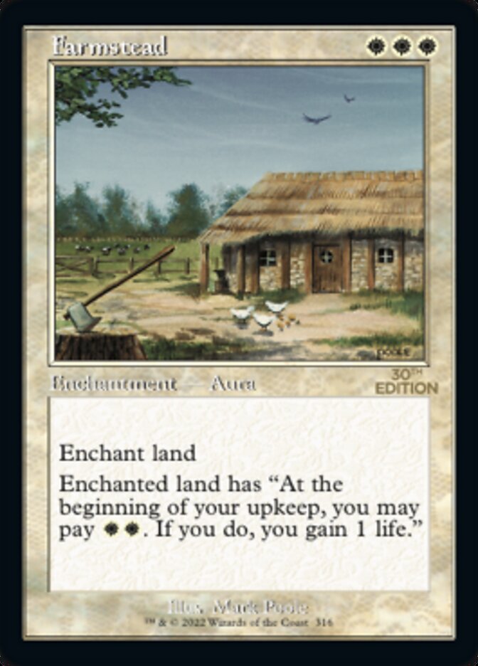 Farmstead (Retro) [30th Anniversary Edition] MTG Single Magic: The Gathering    | Red Claw Gaming