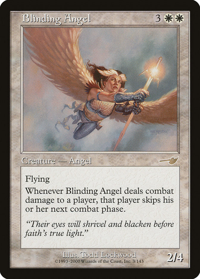 Blinding Angel [Nemesis] MTG Single Magic: The Gathering    | Red Claw Gaming