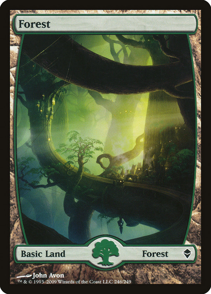 Forest (246) [Zendikar] MTG Single Magic: The Gathering    | Red Claw Gaming