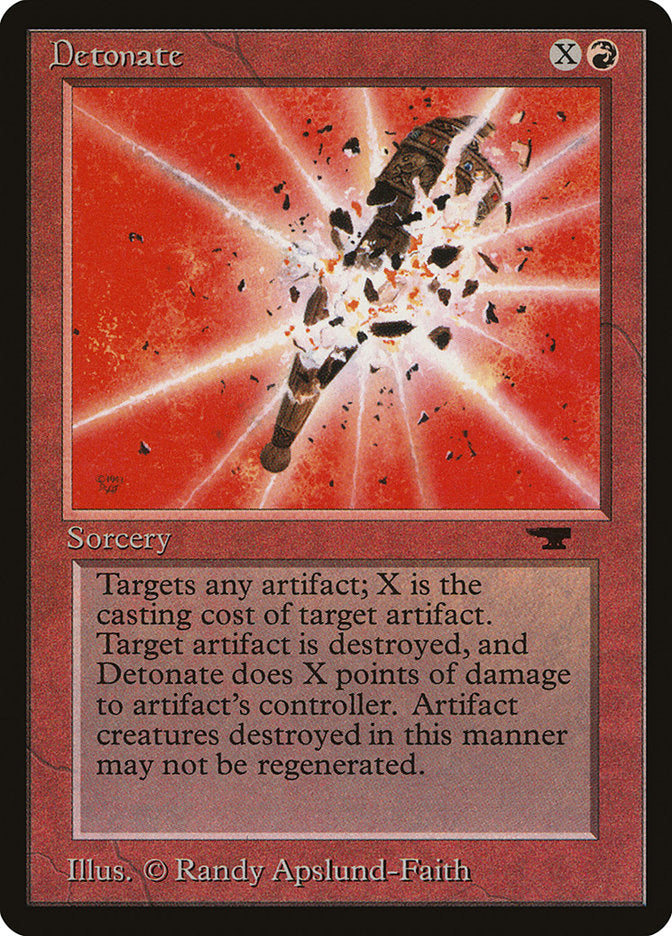 Detonate [Antiquities] MTG Single Magic: The Gathering    | Red Claw Gaming