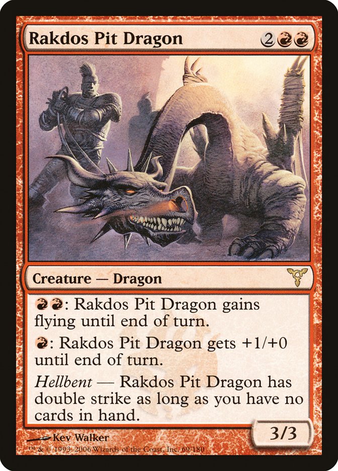 Rakdos Pit Dragon [Dissension] MTG Single Magic: The Gathering    | Red Claw Gaming