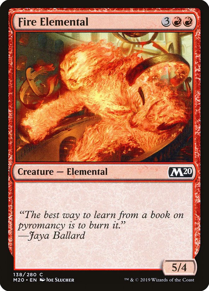 Fire Elemental [Core Set 2020] MTG Single Magic: The Gathering    | Red Claw Gaming