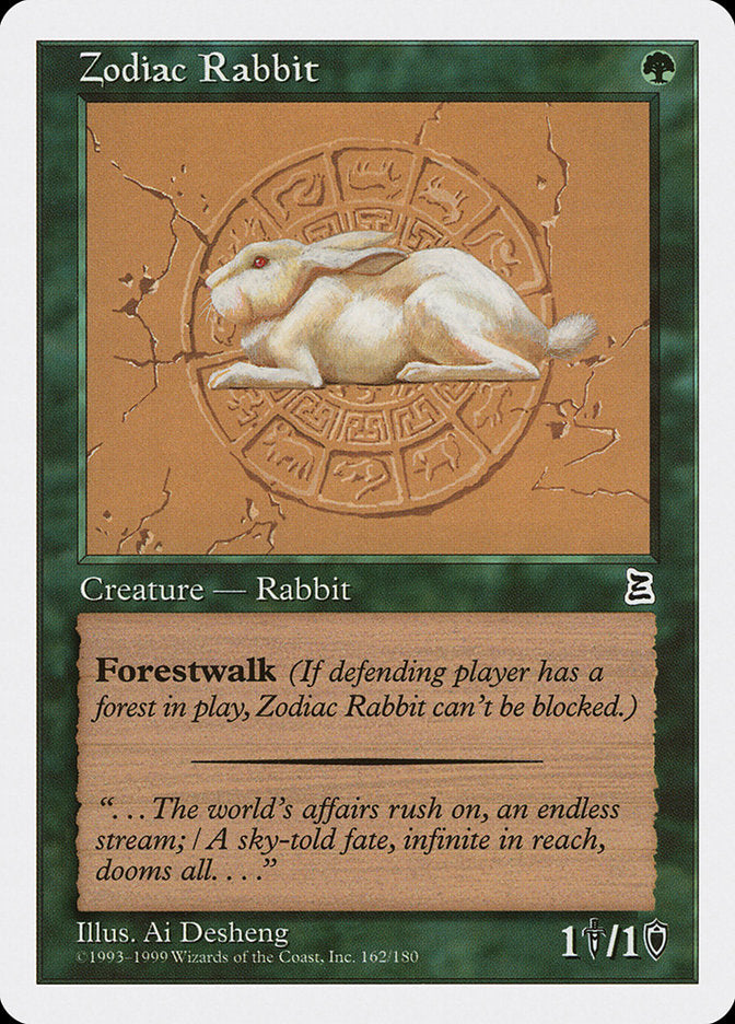 Zodiac Rabbit [Portal Three Kingdoms] MTG Single Magic: The Gathering    | Red Claw Gaming