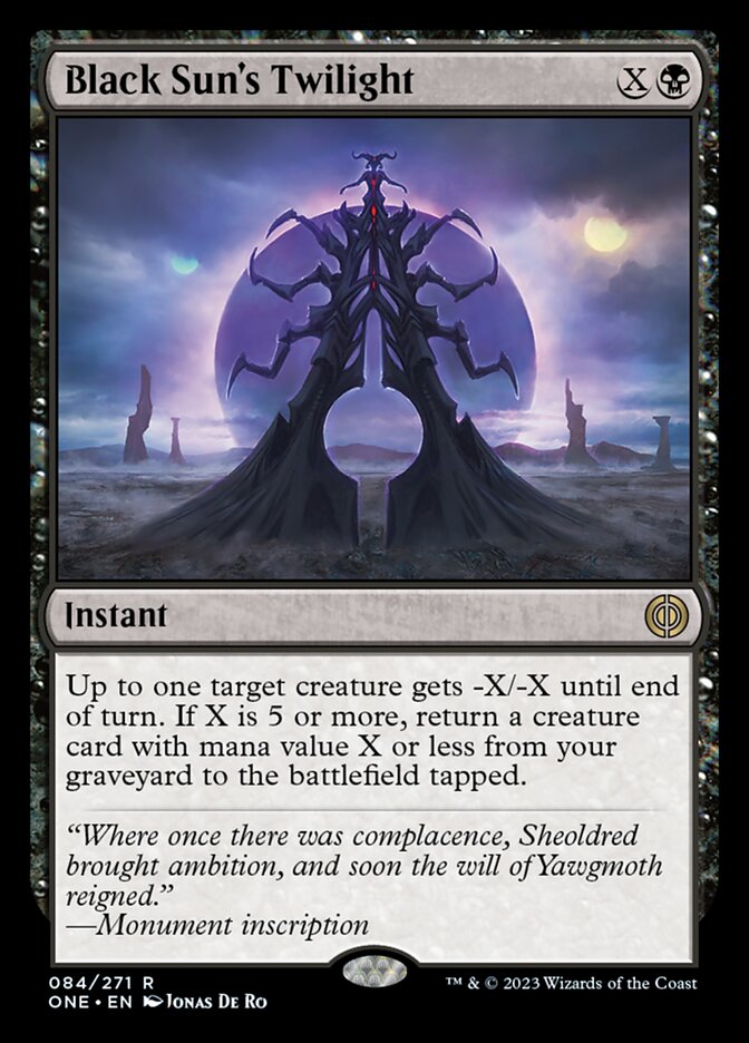 Black Sun's Twilight [Phyrexia: All Will Be One] MTG Single Magic: The Gathering    | Red Claw Gaming