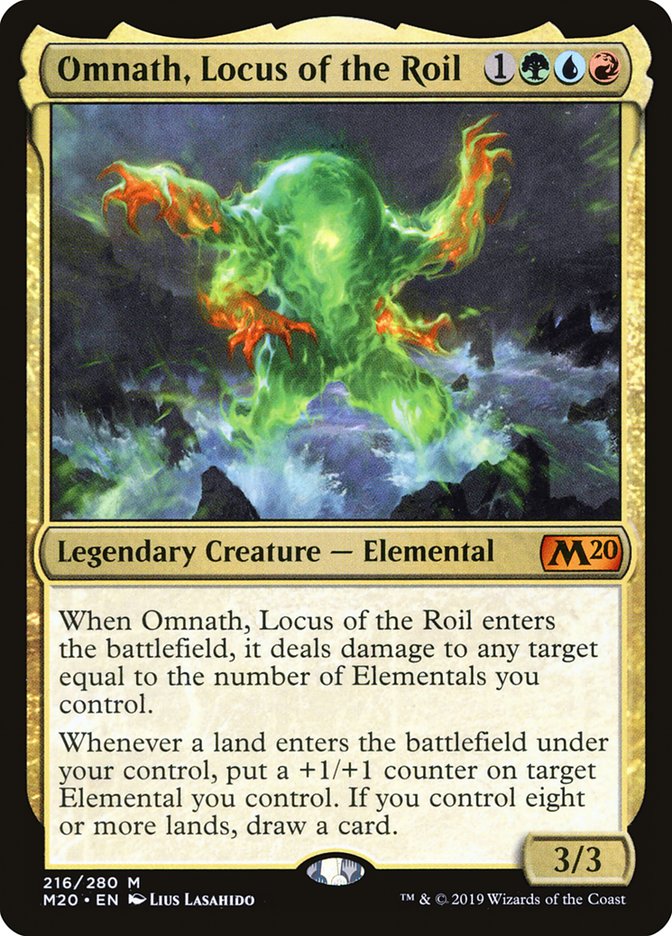 Omnath, Locus of the Roil [Core Set 2020] MTG Single Magic: The Gathering    | Red Claw Gaming