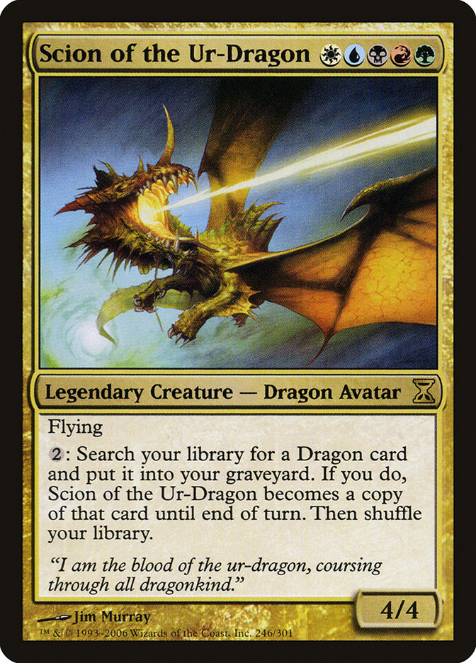 Scion of the Ur-Dragon [Time Spiral] MTG Single Magic: The Gathering    | Red Claw Gaming