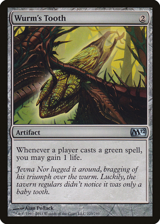 Wurm's Tooth [Magic 2012] MTG Single Magic: The Gathering    | Red Claw Gaming