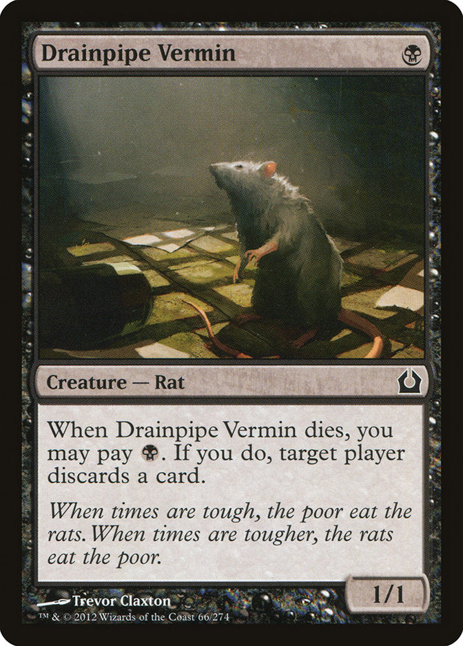 Drainpipe Vermin [Return to Ravnica] MTG Single Magic: The Gathering    | Red Claw Gaming