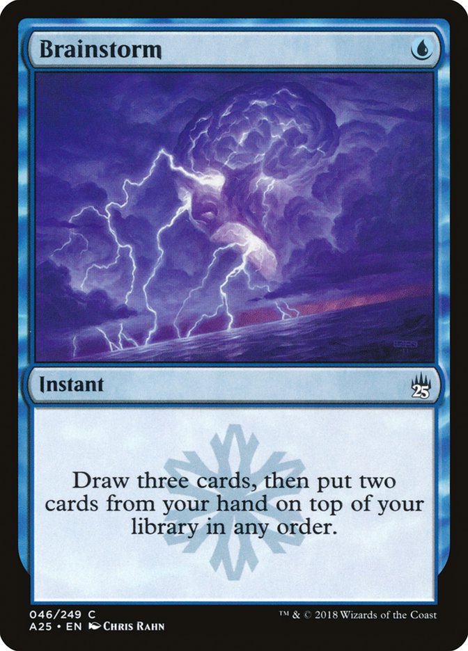 Brainstorm [Masters 25] MTG Single Magic: The Gathering    | Red Claw Gaming