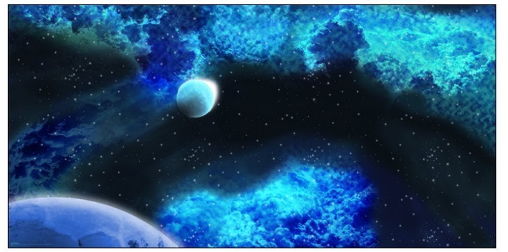 GaleForce Nine: Game Mat: Frozen Star System (3'x6') Game Mat Clearance    | Red Claw Gaming