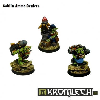 Goblin Ammo Dealers (3) Minatures Kromlech    | Red Claw Gaming