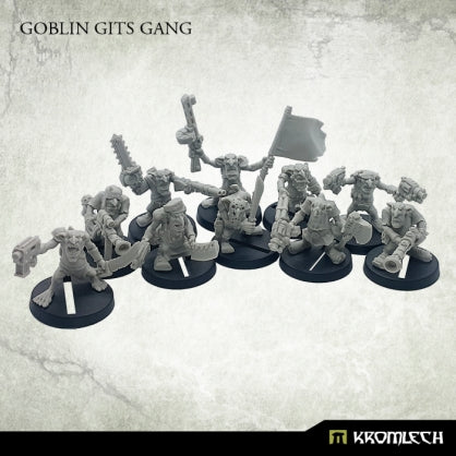 Goblin Gits Gang (10) Minatures Kromlech    | Red Claw Gaming