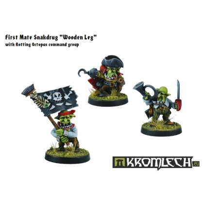 Goblin Pirates Command Group (3) Minatures Kromlech    | Red Claw Gaming