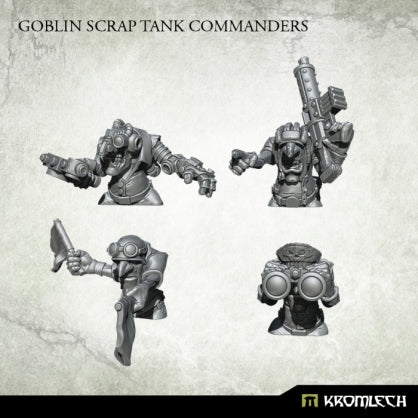 Goblin Scrap Tank Commanders (4) Minatures Kromlech    | Red Claw Gaming