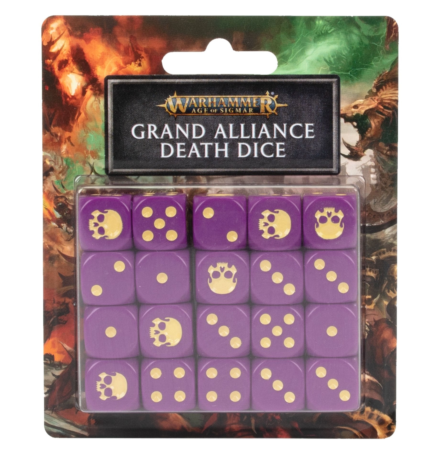 AOS: GRAND ALLIANCE DEATH DICE SET Age of Sigmar Games Workshop    | Red Claw Gaming