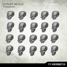 Human Skulls Minatures Kromlech    | Red Claw Gaming