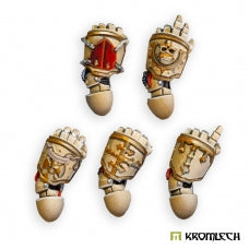 Imperial Crusaders Power Gloves - Left (5) Minatures Kromlech    | Red Claw Gaming