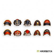 Imperial Crusaders Shoulder Pads (10) Minatures Kromlech    | Red Claw Gaming