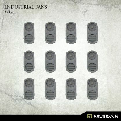 Industrial Fans Set 2 Minatures Kromlech    | Red Claw Gaming