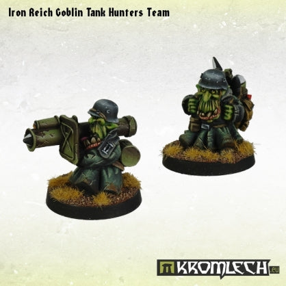 Iron Reich Goblin Tank Hunters Team (2) Minatures Kromlech    | Red Claw Gaming