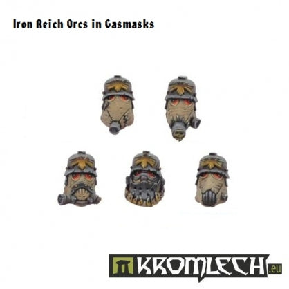 Iron Reich Orcs in Gasmasks (10) Minatures Kromlech    | Red Claw Gaming