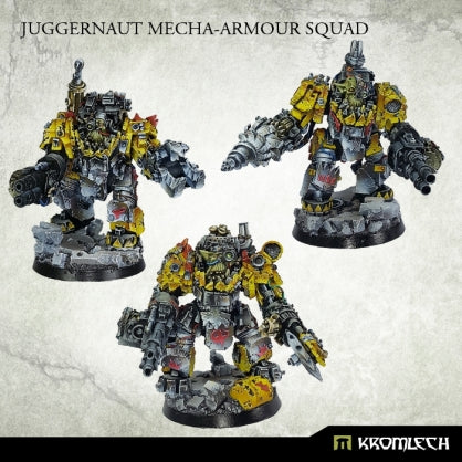 Orc Juggernaut Mecha-Armour Squad (3) Minatures Kromlech    | Red Claw Gaming