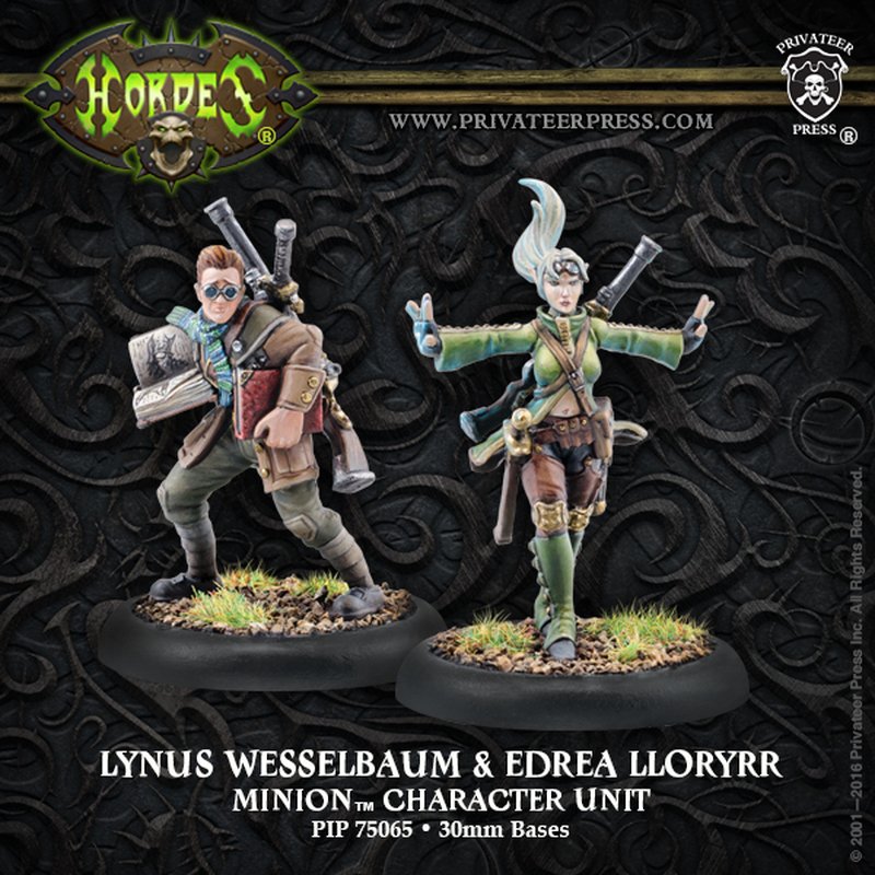 Minions Lynus Wesselbaum and Edrea Lloryrr Miniatures Clearance    | Red Claw Gaming