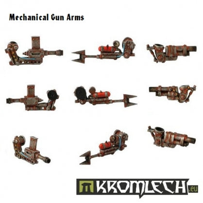 Mechanical Gun Arms (6) Minatures Kromlech    | Red Claw Gaming