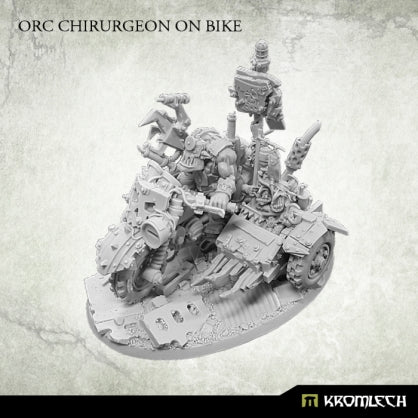 Orc Chirurgeon on bike (1) Minatures Kromlech    | Red Claw Gaming