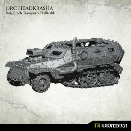 Orc Headkrasha, Iron Reich Transporta Halftrakk (1) Minatures Kromlech    | Red Claw Gaming