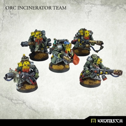 Orc Incinerator Team (5) Minatures Kromlech    | Red Claw Gaming