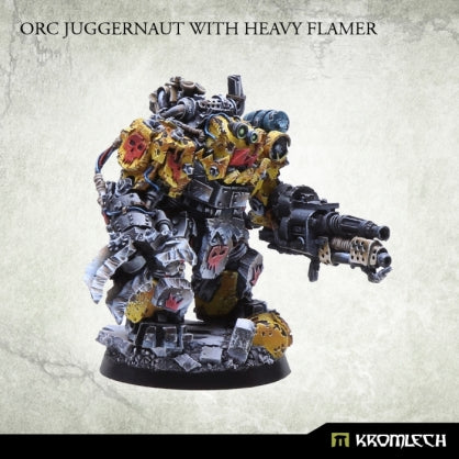 Orc Juggernaut with Heavy Flamer Minatures Kromlech    | Red Claw Gaming