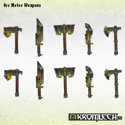 Orc Melee Weapons (10) Minatures Kromlech    | Red Claw Gaming