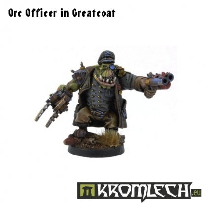 Orc Officer in Greatcoat (1) Minatures Kromlech    | Red Claw Gaming