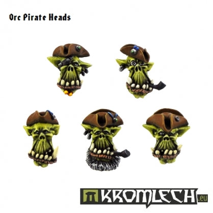 Orc Pirate Heads (10) Minatures Kromlech    | Red Claw Gaming