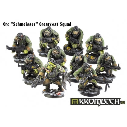 Orc „Schmeisser” Greatcoats Squad (10) Minatures Kromlech    | Red Claw Gaming