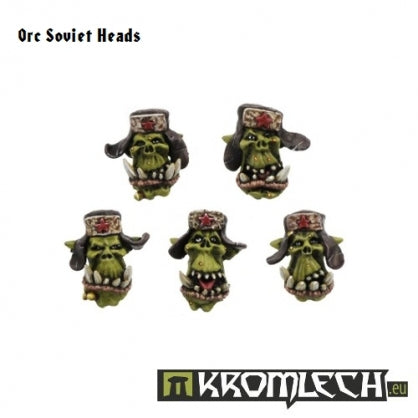 Orc Soviet Heads (10) Minatures Kromlech    | Red Claw Gaming