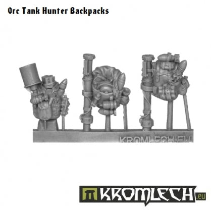 Orc Tank Hunter Backpacks (6) Minatures Kromlech    | Red Claw Gaming